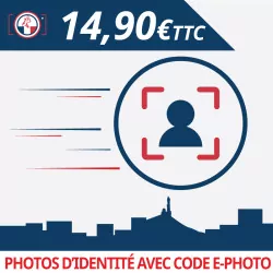 Photo d'identité ANTS avec code numérique (Permis de conduire)